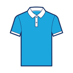 polo shirt vector illustration