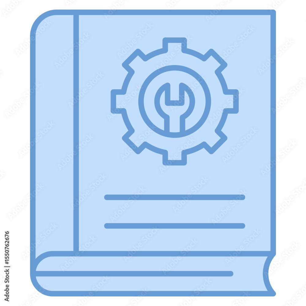 Poster user manual icon element for design