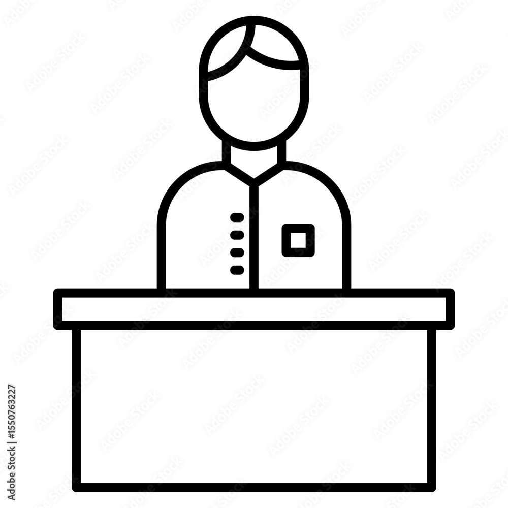 Poster helpdesk icon element for design