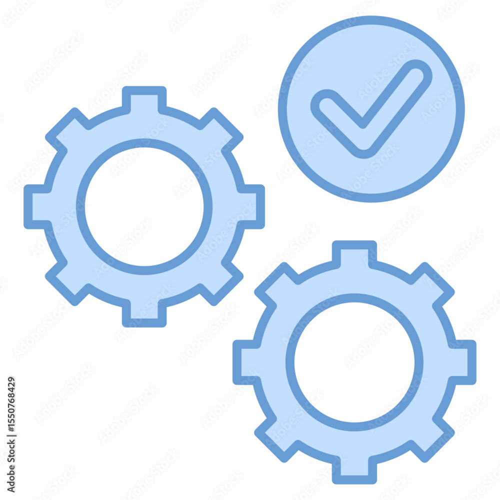 Poster execution icon element for design