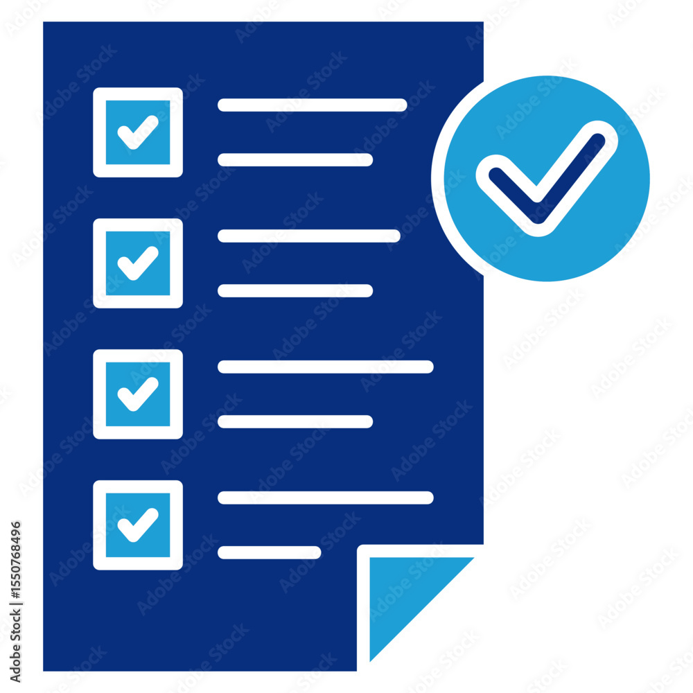 Poster to-do list icon element for design