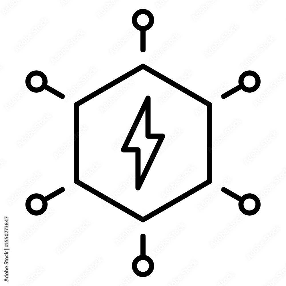 Poster smart grid icon element for design