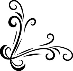 Minimal Curl Corner Scroll Layout