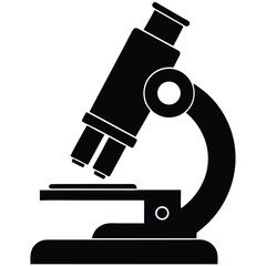 Biologist element isolated field microscope on white background