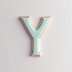 alphabet "Y" word symbol letter text metalic word concept