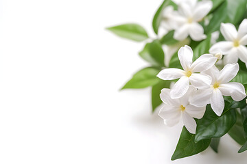 Obraz premium Delicate Jasmine Branch with Pure White Blooms
