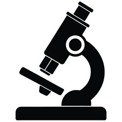 Biologist element isolated microscope on white background
