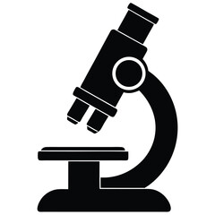 Biologist element isolated microscope slide on white background