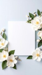 Elegant floral arrangement with blank space for personalization soft background graphic design minimalist style