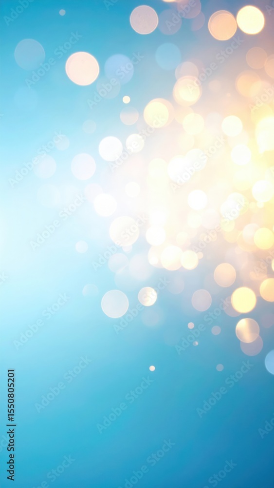 Poster sparkling light effects digital background abstract art bright environment close-up view visual conc