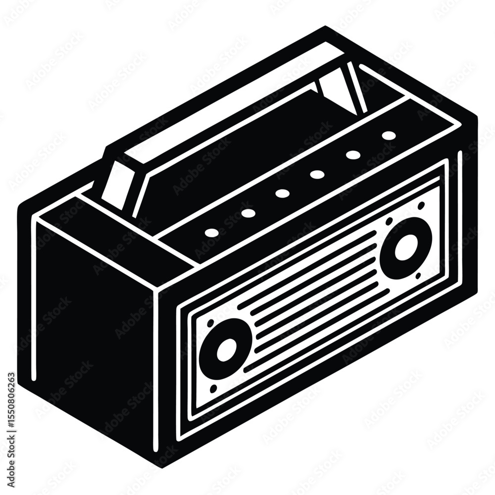 Poster biologist element isolated science data recorder on white background