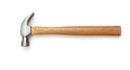 Claw hammer tool overhead view