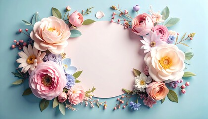 Floral arrangement display studio decorative art creative space overhead view aesthetic design for home decor