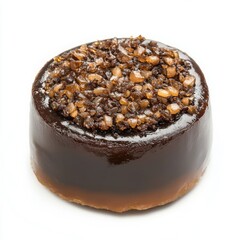 Chocolate Biko, a sticky rice cake infused with rich chocolate flavor and topped with caramelized sugar