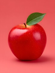 Real photo of ripe apple, generation AI 
