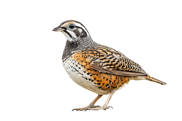 Fototapeta premium Detailed Quail: A Captivating Close-Up