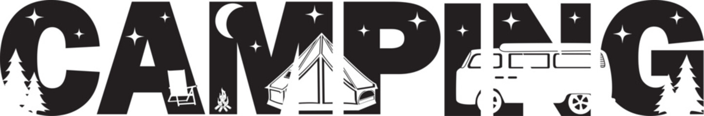 Camping,  Camping Font, Camper Car Bus, Tent, Caravan
 