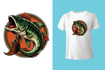 fishing t-shirt design, fishing vector typography t-shirt design.