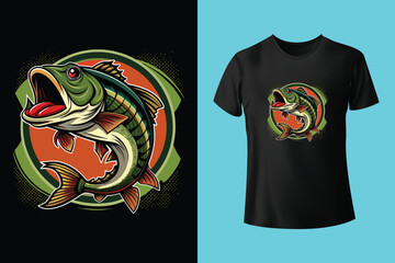 fishing t-shirt design, fishing vector typography t-shirt design.