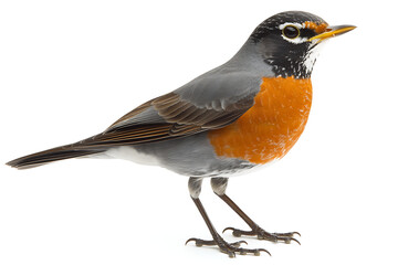 American Robin: Classic Orange and Gray Songbird