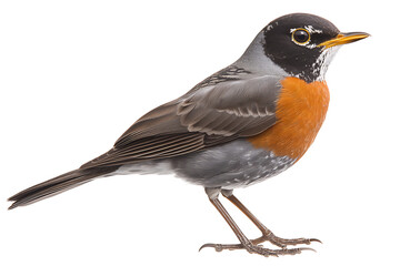 American Robin: Classic Orange and Gray Songbird