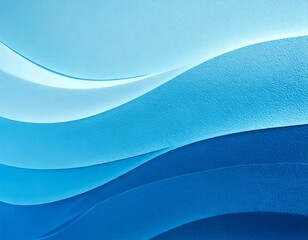 Abstract background with smooth wave blue and white color