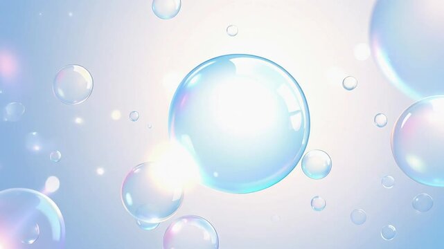 Short video of soap bubbles