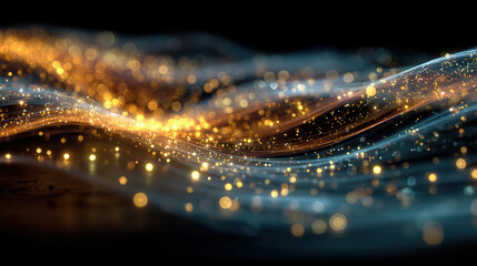 Celebrating a happy festival lifestyle with sparkling lights nighttime event enchanting atmosphere