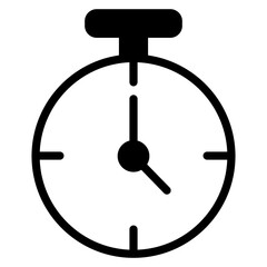 Time Tracker black icon