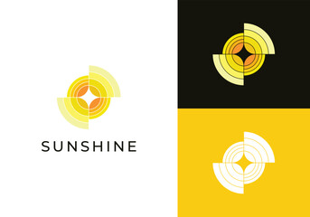 This is a sunshine, luminous, lighting logo. This logo is suitable for anything that corresponds to the sun, luminous, and the like.