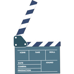 cinema movie clapboard
