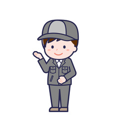 工場作業員／ななめ／男性 18