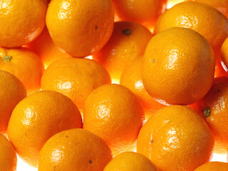 감귤, 귤, 감귤류, 단면, 신선하다, 과일, 비타민c