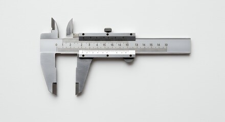 Precision measuring instrument on light background