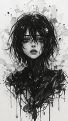 girl with long hair