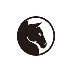 Print Horse shadow logo design for your brand and company identity