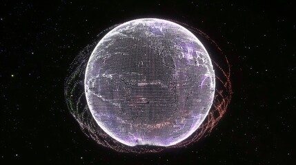Naklejka premium Abstract representation of Earth