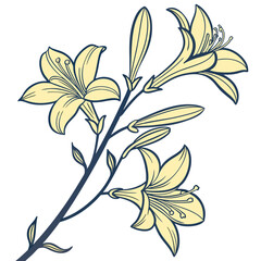 carolina yellow jasmine with leaves