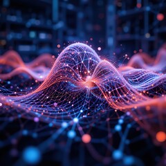 Fractal Wave Particles Intertwined in Digital Network