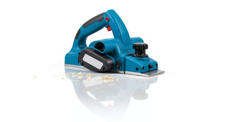 Fototapeta premium Electric planer tool isolated against white background