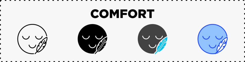 Comfort Icon Pack Line Glyph
