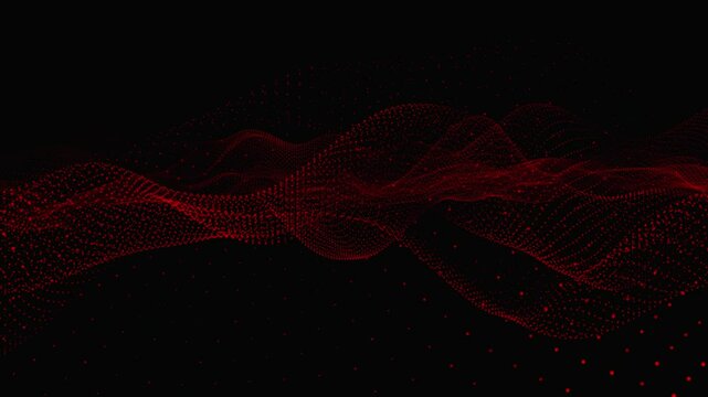 Dot pattern flow seamless graphic background. Polka dot pattern template  dotted texture with black and red.