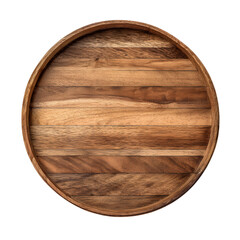 White isolated wooden cutting boards and plates