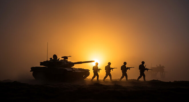 “Happy Independence Day Text on American Flag Background – Patriotic 4th of July Celebration Design” “Army Soldier Silhouette with American Flag – Military Honor and Patriotism Concept