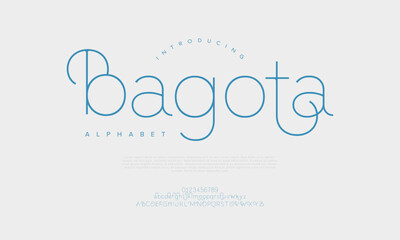 Elegant rounded line font with artistic curves and a smooth modern finish, perfect for branding and luxury designs