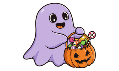 halloween ghost cartoon