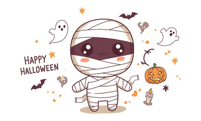 halloween monsters spooky