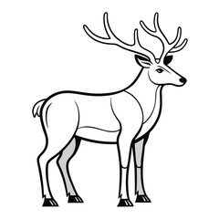 deer vector illustration
