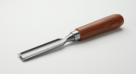 Fototapeta premium Wood carving gouge tool closeup