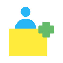 Age . This is a vector single icon with a flat style. Suitable for any purpose, such as website design, mobile app design, logo design, pattern design, etc.